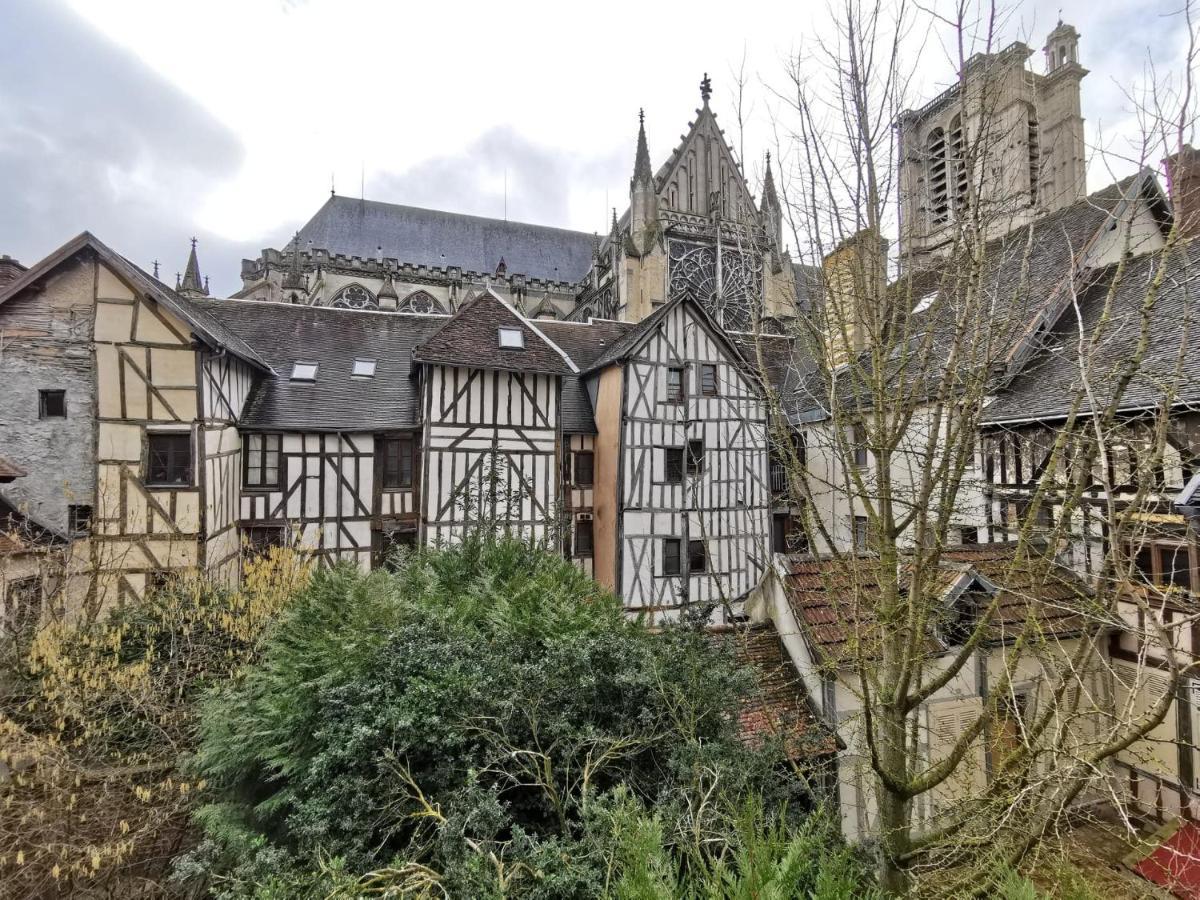 Apartmán Les Cieux De La Cathedrale - Calme - Jardin - Wifi Troyes Exteriér fotografie