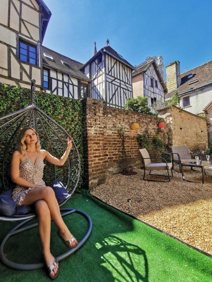 Apartmán Les Cieux De La Cathedrale - Calme - Jardin - Wifi Troyes Exteriér fotografie