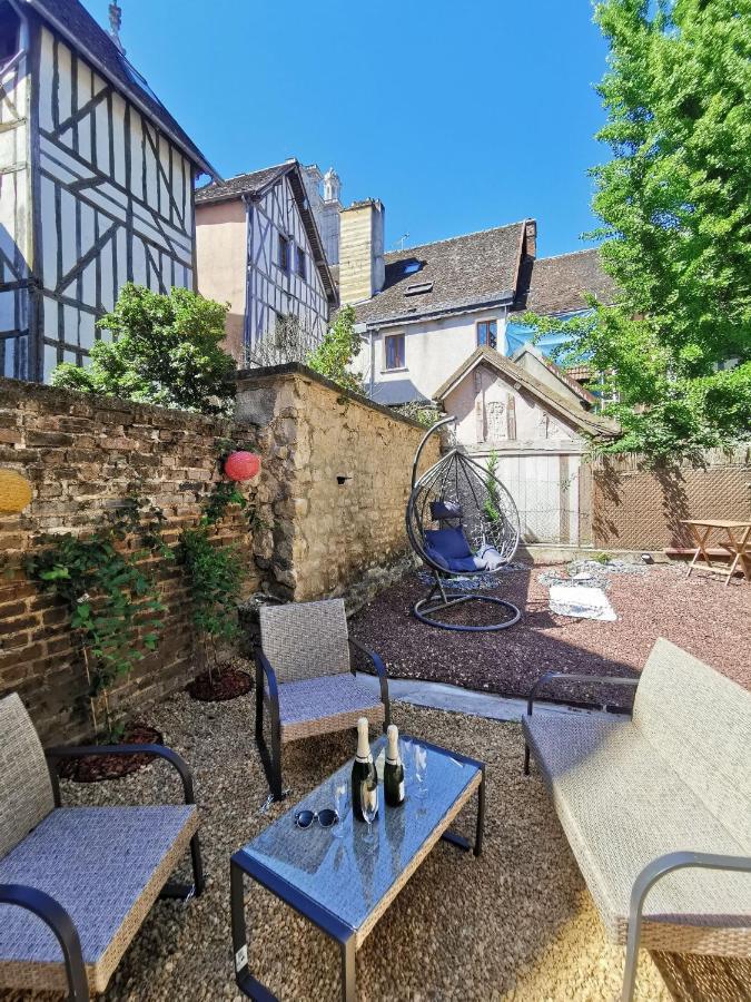 Apartmán Les Cieux De La Cathedrale - Calme - Jardin - Wifi Troyes Exteriér fotografie
